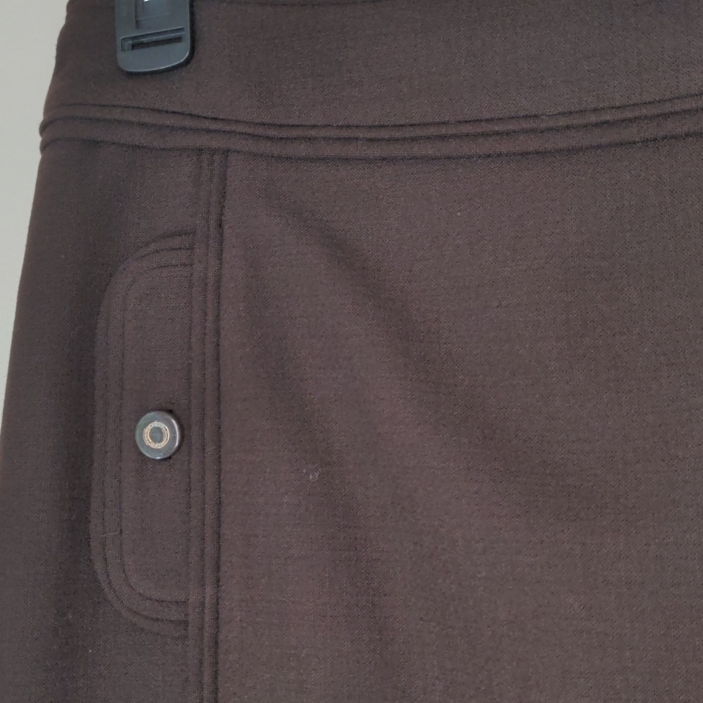 TORY Burch Pencil Skirt Brown 2 - Picture 3 of 9